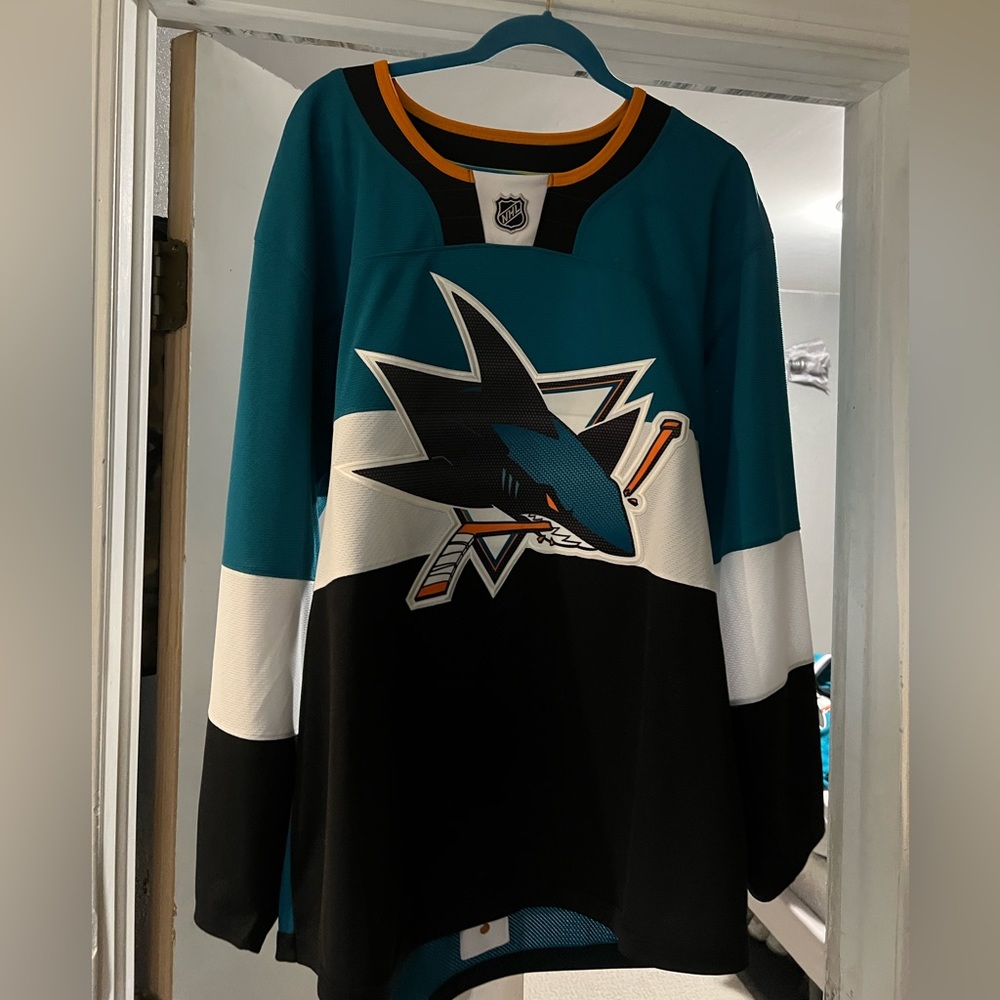 San Jose sharks jersey stadium series prototype indo edge